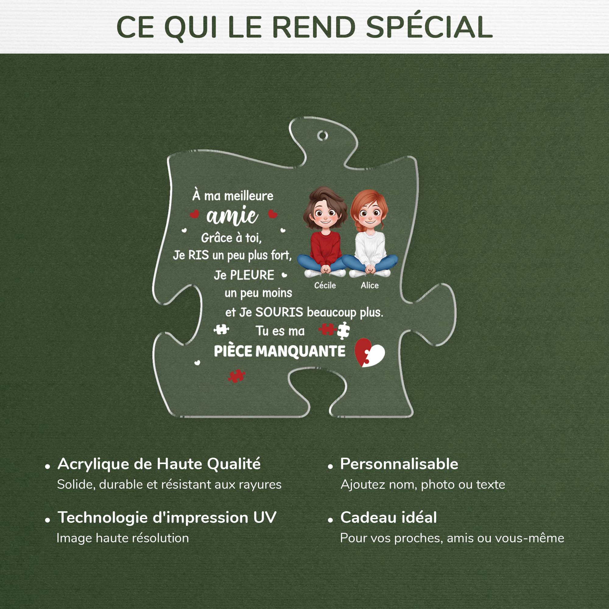 5627OFR1 ornement noel en acrylique personnalise pour amie a ma meilleure amie 5627o86tf4