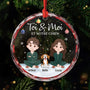 5632OFR1 ornement noel en verre personnalise couple toi moi et notre chien 5632okz0c