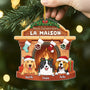 5653OFR2 ornement chat noel en acrylique personnalise nous gouvernons la maison version noel 5653o3ynd