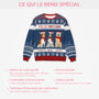 5666WFR5 pull moche chien de noel personnalise joyeux noel toutou 5666w6tmc