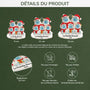 5684OFR3 ornement acrylique personnalise la famille noel yeti 5684otmai