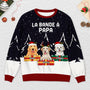 5716WFR2 pull moche de noel personnalise ce papa maman chien appartient a 5716w6lcc
