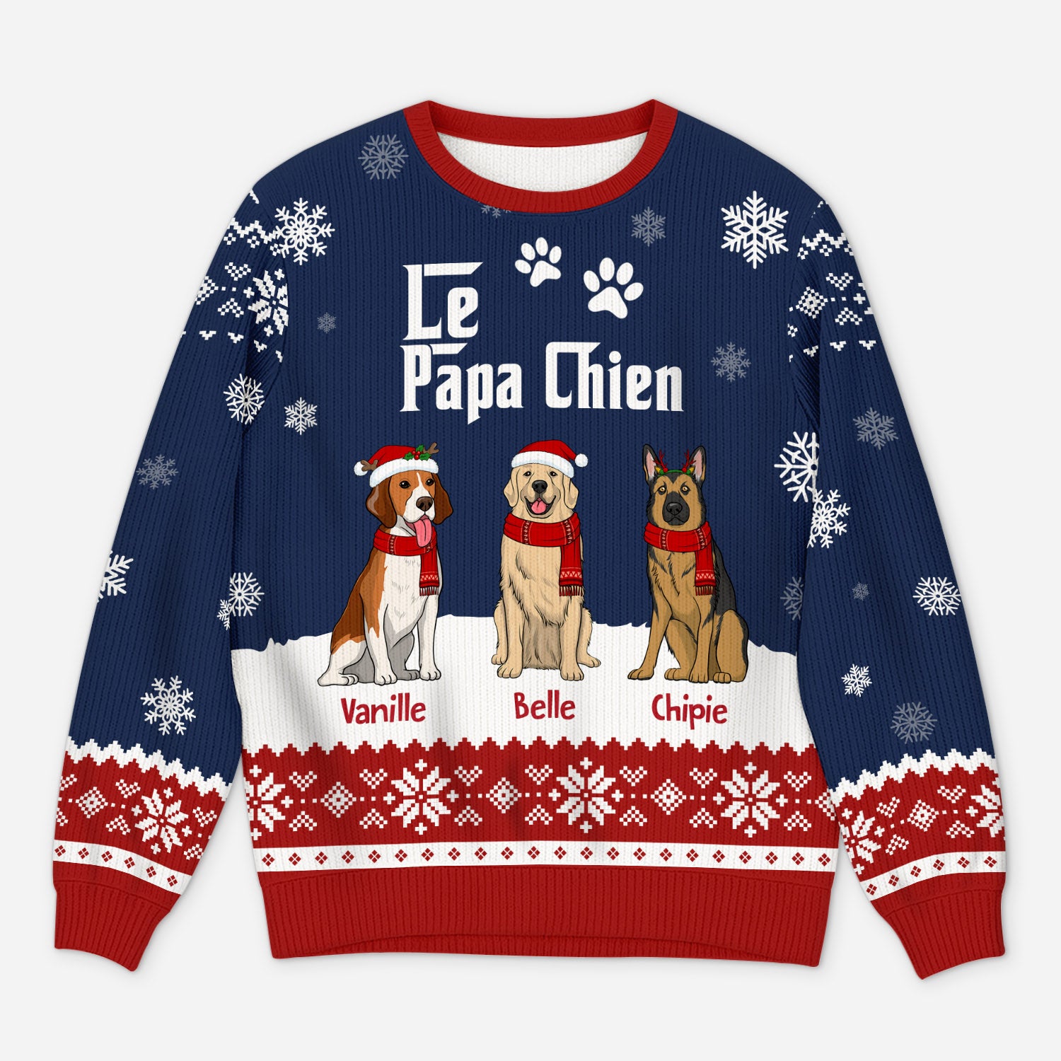 5719WFR1 pull moche de noel personnalise papa chien 5719w6tnc_6dcab439 5ae3 4320 b3a3 ebc798b794dc