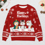 5719WFR2 pull moche de noel personnalise papa chat 5719w6tnd