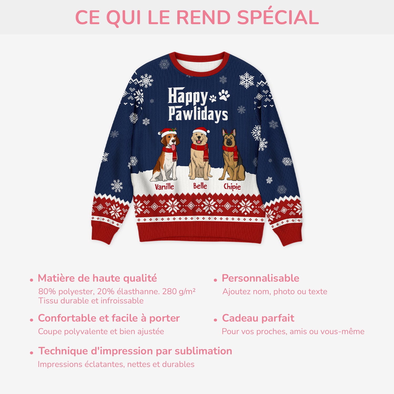 5719WFR5 pull moche de noel personnalise papa chien 5719w6tnc_3a5baf5a 01d2 4678 a306 fb5912f09e4f