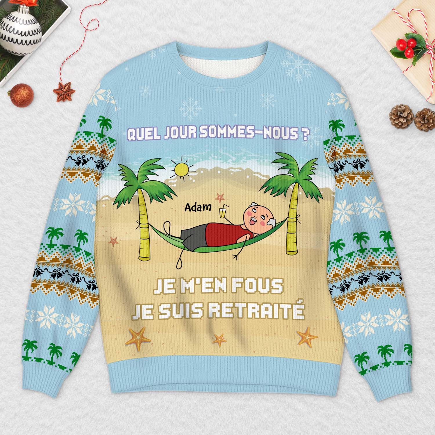 5720WFR2 pull moche de noel personnalise je suis retraite 5720wklta_001e98d9 1c84 45a7 a22c 16ebf682ef40