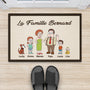 5724DFR2 paillasson personnalise cest ma famille 5724dki7i