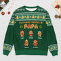 5764WFR2 pull moche de noel personnalise la fournee preferee de mamie 5764wkzza