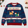 5774WFR2 pull moche de noel personnalise joyeux noel avec mes chats 5774w8qnd