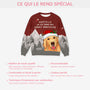 5784WFR5 pull moche de noel personnalise la vie serait ennuyeuse sans mon chien 5784wtlqc