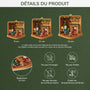5804OFR3 effet dimpression 3d ornement noel acrylique personnalise juste toi moi et le chat 5804okqqd