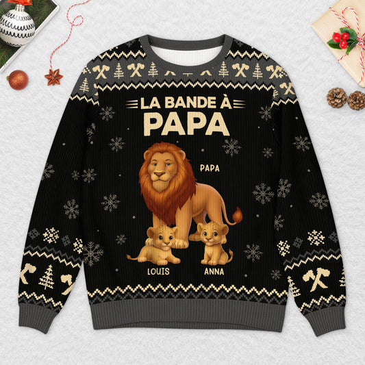 5826WFR2 pull moche personnalise la bande a papy lion 5826w6ttb