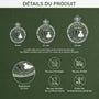 5845OFR3 ornement acrylique personnalise mariage une bague pour premier noel 5845o8qqg
