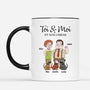 5854MFR2 mug personnalise couple toi moi et le chien 5854mkq7c