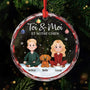 5896OFR1 ornement noel en verre personnalise couple toi moi et le chien 5896okv0c