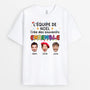 5912FR1 t shirt ami personnalise avec photo lequipe de noel 5912akzmf