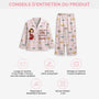5915VFR4 pyjama personnalise juste une fille qui aime les livres 5915v3qza