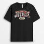 5923AFR1 t shirt personnalise famille avec photo joyeux noel 5923attzi