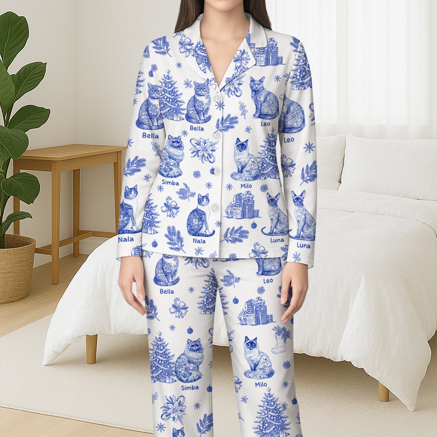 5938VFR3 pyjama personnalise mon chat elegant 5938v6zmd