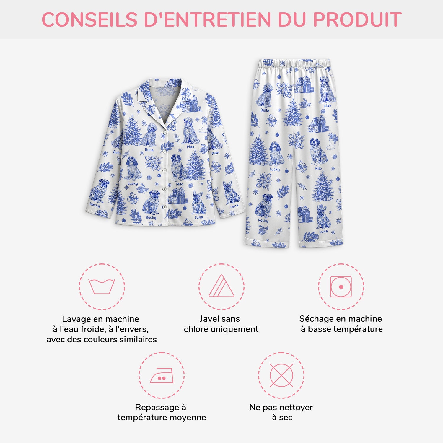 5938VFR4 pyjama personnalise mon chien elegant 5938v6zmc