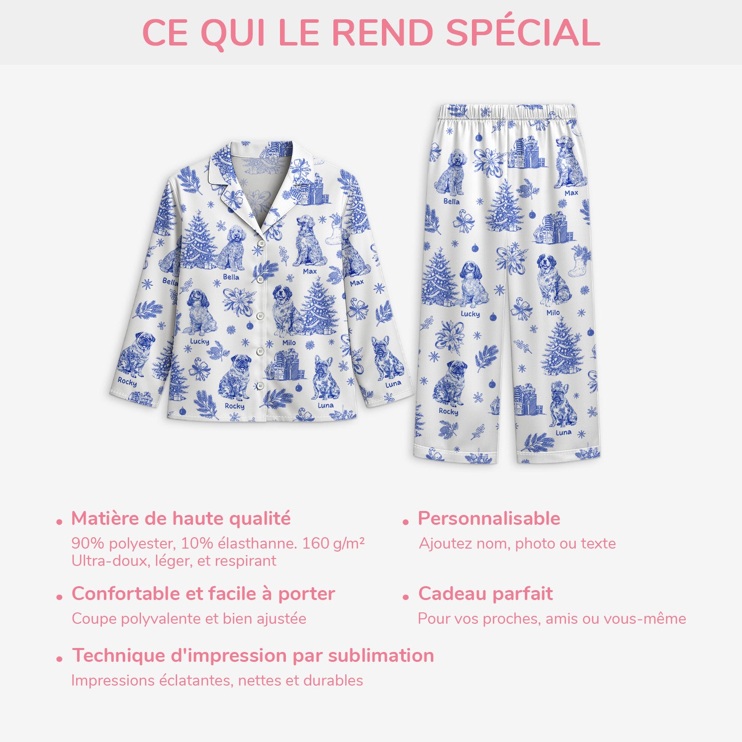 5938VFR5 pyjama personnalise mon chien elegant 5938v6zmc