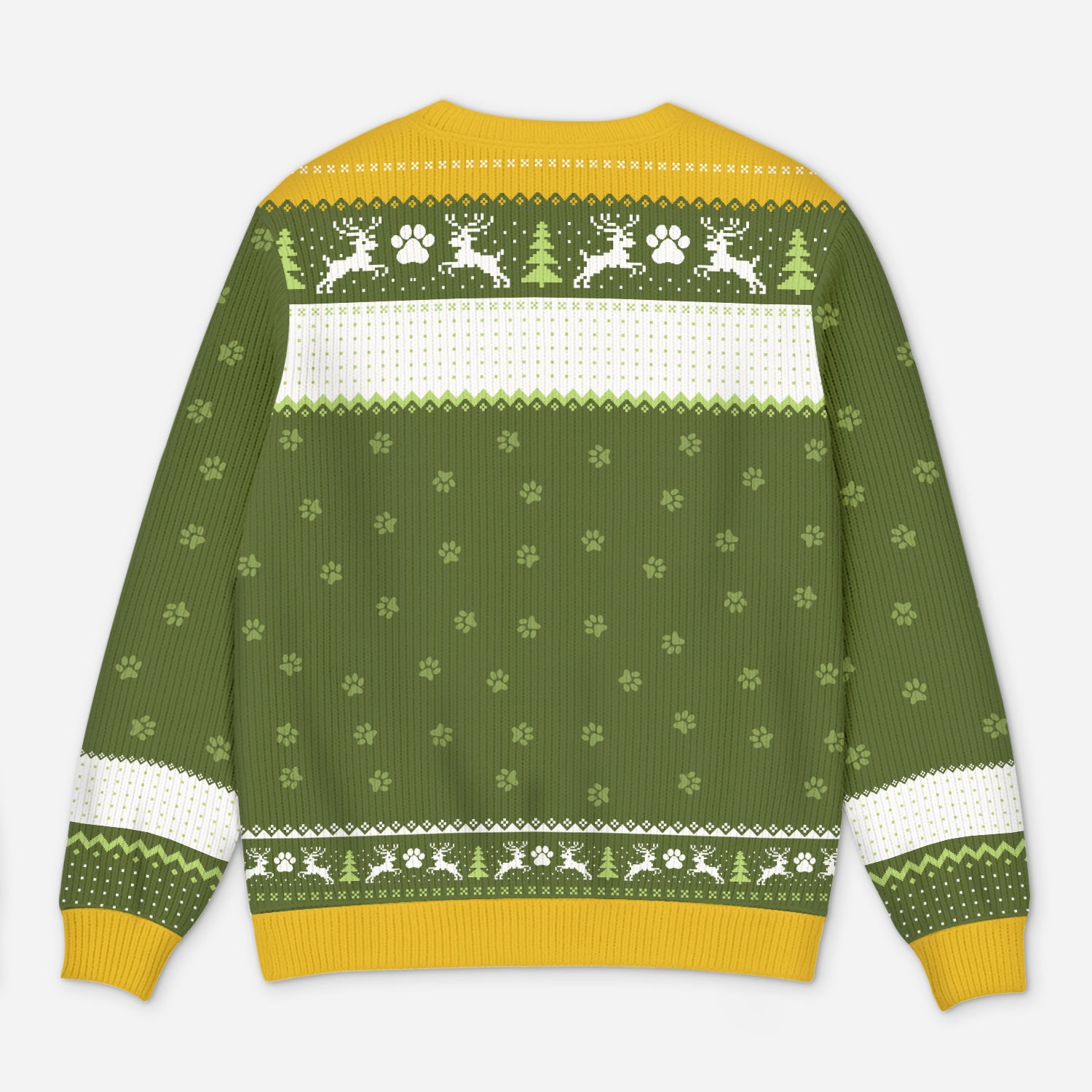 5947WFR3 pull de noel moche personnalise pyjama officiel avec chien 5947wklnc