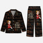 5949VFR1 pyjama personnalise juste une fille qui aime les livres 5949v8qta