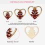 5961OFR3 ornement noel en bois a 1 couche personnalise ensemble nous formons une famille 5961oktmi