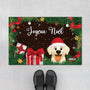 5974DFR1 paillasson chat personnalise joyeux noel 5974DTKAD
