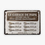 6001EFR1 plaque en metal personnalisee le garage de papy papa avec service gratuit 6001e6lnb_2