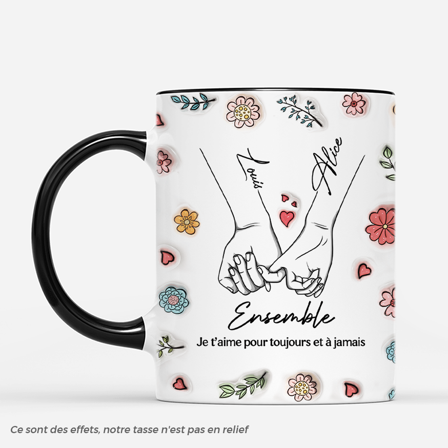 6011MFR2 effet dimpression 3d mug personnalise couple ensemble 6011mtt5g