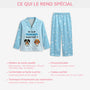 6015VFR5 pyjama personnalise avec chien cet humain appartient a 6015v3xcc