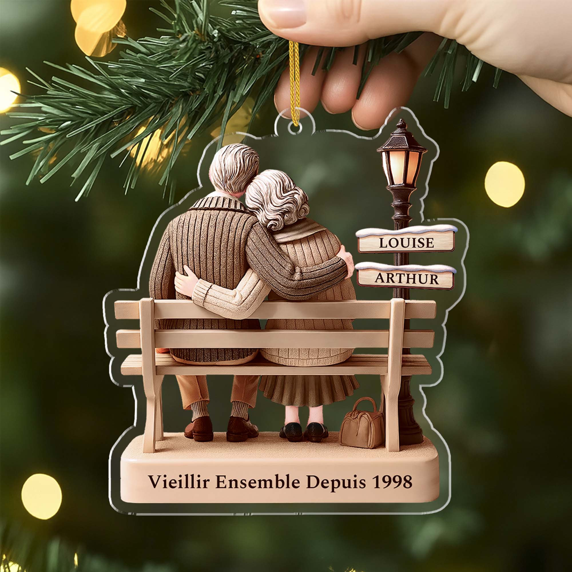 6035OFR2 ornement acrylique personnalise vieillir ensemble couple 6035otlng_0cd1a032 7279 42e5 aed8 e95c5fb23abc