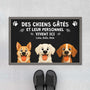 6047DFR1 paillasson personnalise chien chien pourri gate 6047dtl5c