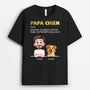 6048AFR1 t shirt personnalise papa chien cool 6048a3z0c