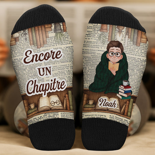 6050JFR3 chaussettes personnalisees pour homme et femme qui aiment les livres chut je lis style vintage 6050jkqta_2477967e 39ce 47ae 9744 504b6ed751a5