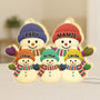 6056LFR1 lightbox personnalisable noel famille ensemble bonhomme de neige 6056l3q5a
