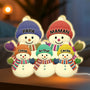 6056LFR2 lightbox personnalisable noel famille ensemble bonhomme de neige 6056l3q5a