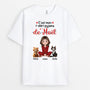 6063AFR1 t shirt personnalise avec chat pour femme et homme mon t shirt pyjama de noel 6063a8lnd