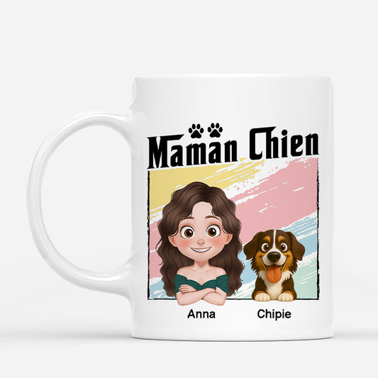 6064MFR1 mug personnalise cadeau papa chien 6064m3zqc