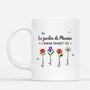 6082MFR1 mug personnalise le jardin de mamie maman avec amour 6082m6yca