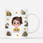 6088MFR3 camion de construction mug personnalise pour enfant 6088m3tzk