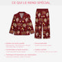 6127VFR5 pyjama personnalise meilleur papy mamie du monde 6127vtkza