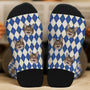 6136JFR2 chaussettes personnalisees avec photo pour femme et homme toi moi et chien 6136j3mnc
