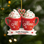 6145OFR1 effet dimpression 3d ornement noel acrylique personnalise vieillir ensemble mug couple 6145o6pcg
