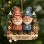 6151OFR1 effet dimpression 3d ornement noel acrylique personnalise couple gay vieillir ensemble 6151oktmg