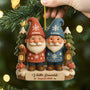 6151OFR2 effet dimpression 3d ornement noel acrylique personnalise couple gay vieillir ensemble 6151oktmg