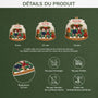 6168OFR3 effet dimpression 3d ornement noel acrylique personnalise couple toi et moi et nos chats 6168okhcd