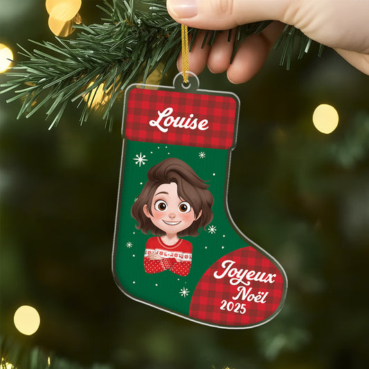 6202OFR2 ornement acrylique personnalise pour femme et homme joyeux noel 6202oktqb