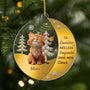 6215OFR1 ornement acrylique personnalise commemoratif pour chat ta lumiere brillera toujours 6215o6std